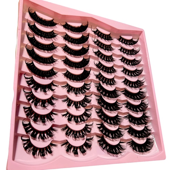 20 Pair Eyelash Bundle, 20-25mm, C/D Curl Mixed - Picture 1 of 2